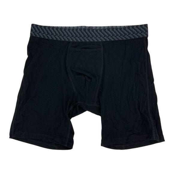 Tommy John Men's Cotton Basics Boxer Briefs Black Size Medium NWOT - Picture 1 of 3
